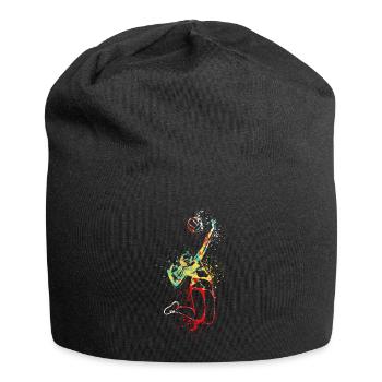 Cool Splash Art Volleyball Fille - Bonnet en jersey - noir - Devant