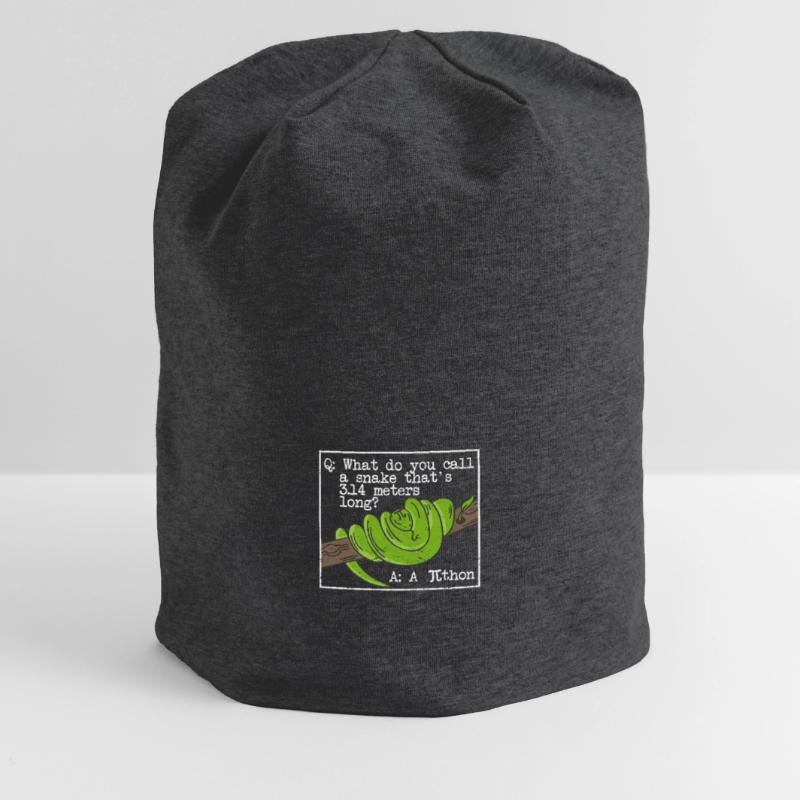 python serpent pithon pi tag icône maths drôles Bonnet en jersey