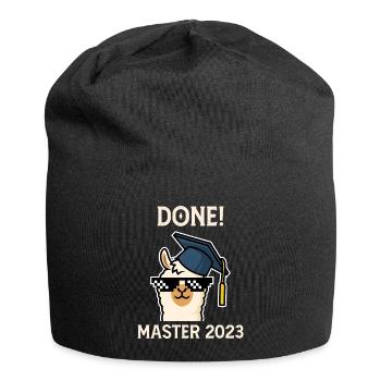Master 2023 Done! Master's degree - Jersey Beanie - black - Front