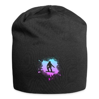 Snowboarding - Jersey-Beanie - Schwarz - Vorne