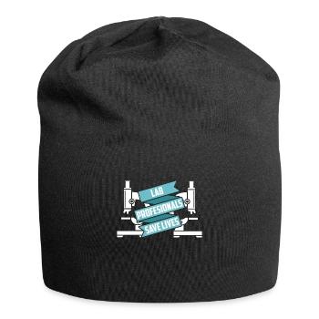 Lab Technician Lab Professional Saves Laboratory - Jersey-Beanie - Schwarz - Vorne