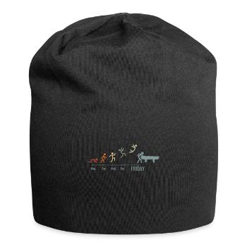 Billard Spiel Billardtisch Vintage Snooker Pool - Jersey-Beanie - Schwarz - Vorne