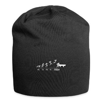 Billard Spiel Billardtisch Wochenende Snooker Pool - Jersey-Beanie - Schwarz - Vorne