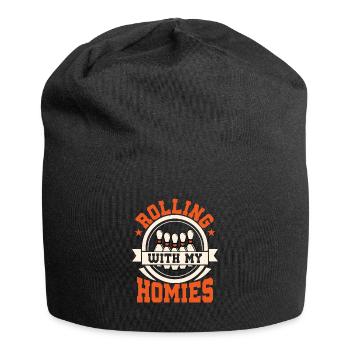 Rolling With My Homies Bowling StrikeJoueur d’équipe - Bonnet en jersey - noir - Devant