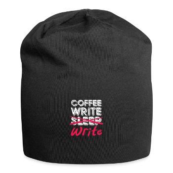 Author - Jersey Beanie - black - Front