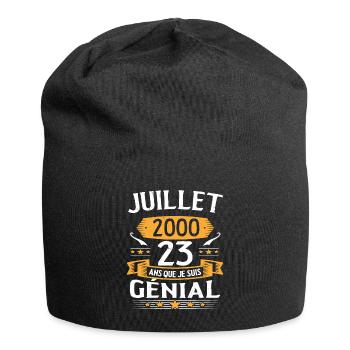 July 2000 23 years that I am awesome gift - Jersey Beanie - black - Front