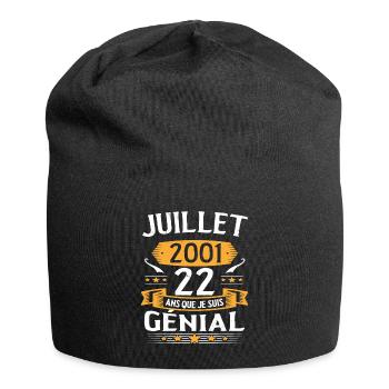 July 2001 22 years that I am awesome gift - Jersey Beanie - black - Front