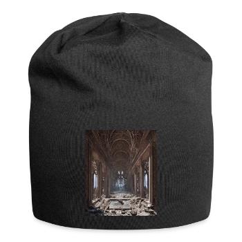 Griechische Mythology Tempel Ruinen Griechenland - Jersey-Beanie - Schwarz - Vorne