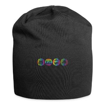 Camper Gift Idea Camping - Jersey Beanie - black - Front