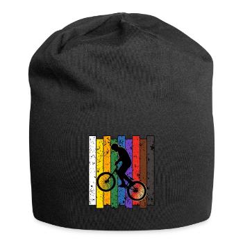 BMX / Bmx Fahrrad / Fahrrad / Geschenk / Radfahrer - Jersey-Beanie - Schwarz - Vorne