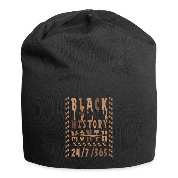 Histoire des Noirs Fierté quotidienne Histoire des Noirs - Bonnet en jersey - noir - Devant