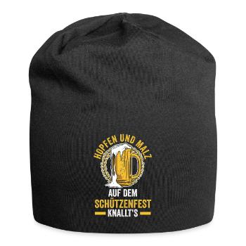 Schützenverein Bier Schützenfest - Jersey-Beanie - Schwarz - Vorne