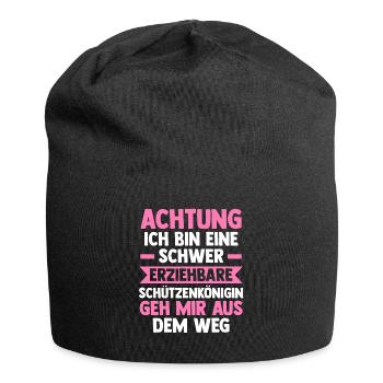 Schützenverein Schützenfest Schützenkönig - Jersey-Beanie - Schwarz - Vorne