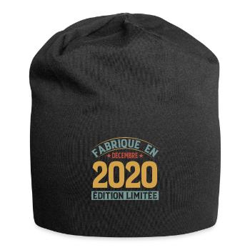 Fabriqué En Décembre 2020 Édition Limitée - Bonnet en jersey - noir - Devant