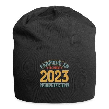 Fabriqué En Décembre 2023 Édition Limitée - Bonnet en jersey - noir - Devant