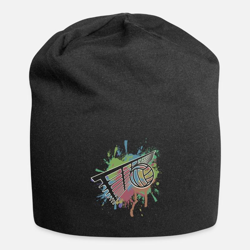Volley-ball - Bonnet en jersey - noir