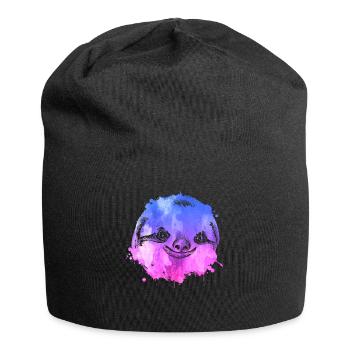 Paresseux Faultier - Bonnet en jersey - noir - Devant