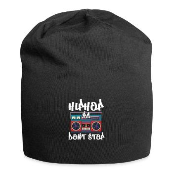 Hip Hop Rap Music Rapper Hiphop Gift - Bonnet en jersey - noir - Devant