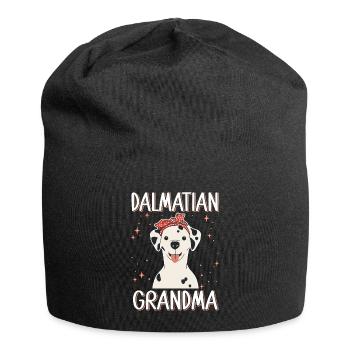 Grand-mère dalmate | Chiens Dog Owner Cadeau - Bonnet en jersey - noir - Devant