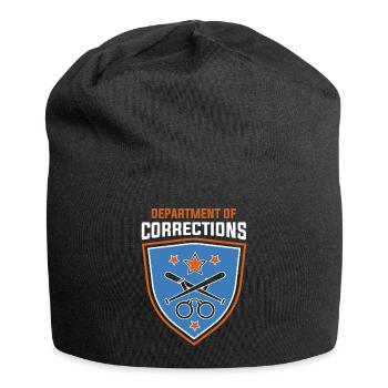 Department Of Corrections Prison Gift - Jersey Beanie - black - Front