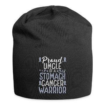 Stomach Cancer Awareness Movement for Uncle Ribbon - Jersey-Beanie - Schwarz - Vorne