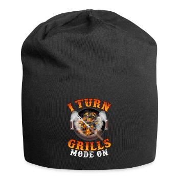 J’active le mode grill Grillades - Bonnet en jersey - noir - Devant