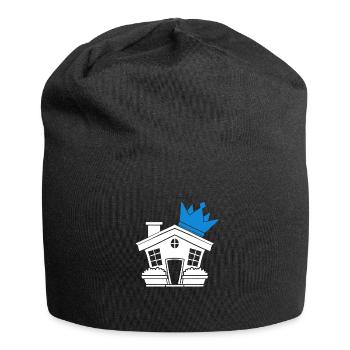 Toit de la maison - Bonnet en jersey - noir - Devant