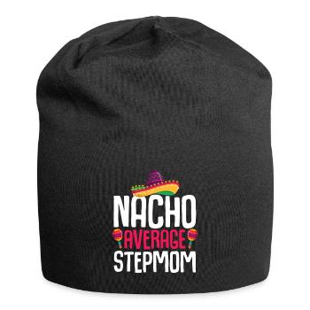 Cinco de Mayo Nacho Durchschnittliche Stiefmutter - Jersey-Beanie - Schwarz - Vorne