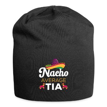 Cinco de Mayo Nacho Average Tia Mexikanische Tante - Jersey-Beanie - Schwarz - Vorne