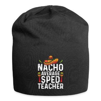 Cinco de Mayo Nacho Moyenne SPED Enseignant Mexicanis - Bonnet en jersey - noir - Devant