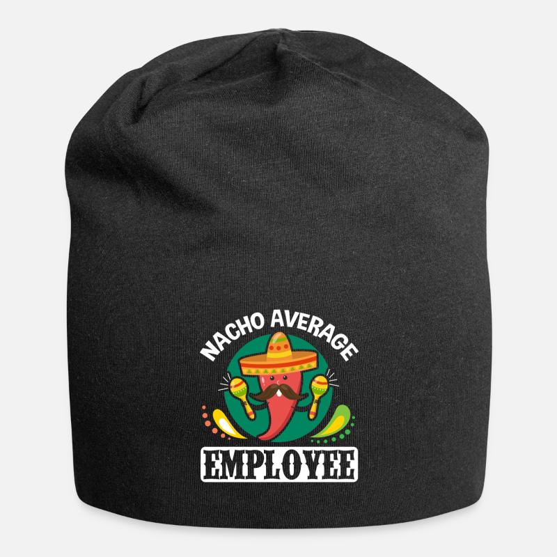 Cinco de Mayo Nacho Employé moyen - Bonnet en jersey - noir