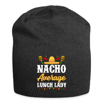 Cinco de Mayo Nacho Déjeuner moyen Lady Mexican - Bonnet en jersey - charbon - Devant