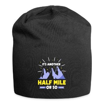 Es Ist Noch Eine Halbe Meile Oder So Wanderung - Jersey-Beanie - Schwarz - Vorne