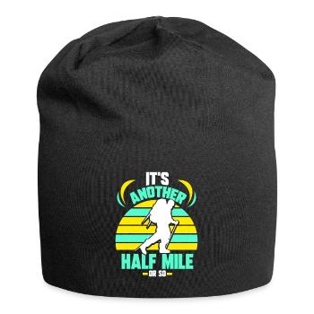 Es Ist Noch Eine Halbe Meile Oder So Wanderung - Jersey-Beanie - Schwarz - Vorne