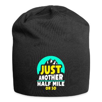 Nur Noch Eine Halbe Meile Oder So Wanderung - Jersey-Beanie - Schwarz - Vorne