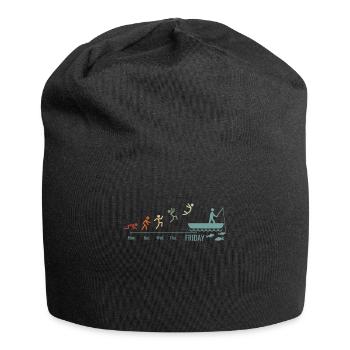 Angler Kayak Fishing Vintage Fly Fishing - Jersey Beanie - black - Front