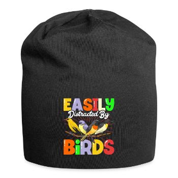 Facilement distendu par les oiseaux - Bonnet en jersey - noir - Devant