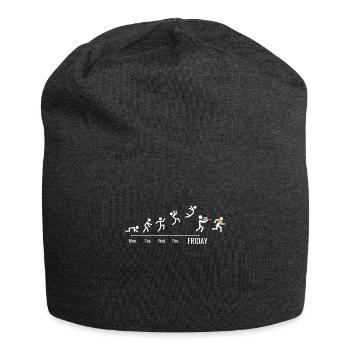 Paintball Airsoft gaming Softair Spiele Wochenende - Jersey-Beanie - Anthrazit - Vorne
