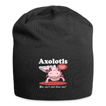Axolotl tailed amphibians Axolotls amphibians gift - Jersey Beanie - black - Front