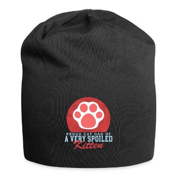 Cat Daddy Cats Cat Owner Cadeau - Bonnet en jersey - noir - Devant