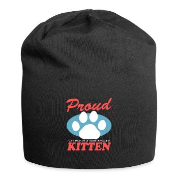 Cat Daddy Cat Cat Owner Cadeau - Bonnet en jersey - noir - Devant