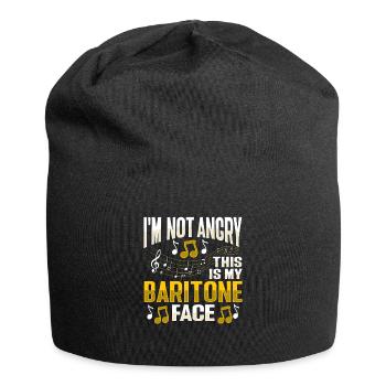 Baritone singing voice - Jersey Beanie - black - Front