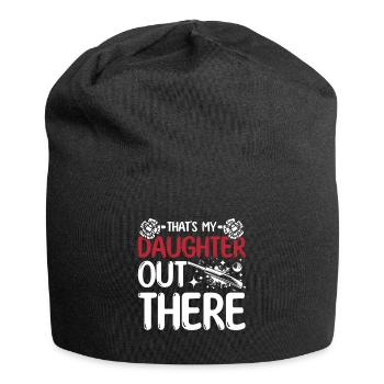 That's my daughter out there cricket daughter - Jersey-Beanie - Schwarz - Vorne