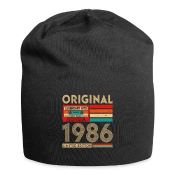 Original legendäre Hits Das Beste von 1986 - Jersey-Beanie - Schwarz - Vorne