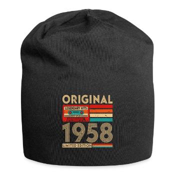 Original legendäre Hits Das Beste von 1958 - Jersey-Beanie - Schwarz - Vorne