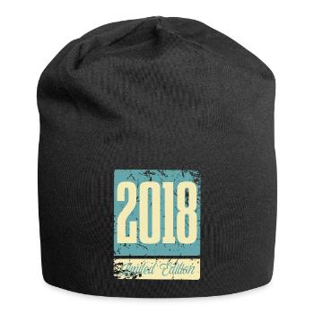 2018 Anniversaire de naissance Année de naissance - Bonnet en jersey - noir - Devant