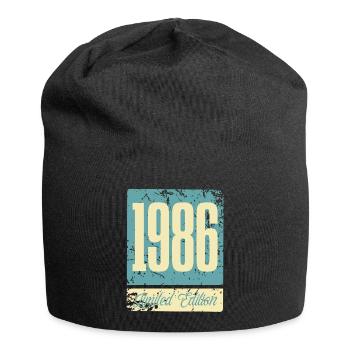 1986 Born Birthday Year of birth - Jersey Beanie - black - Front
