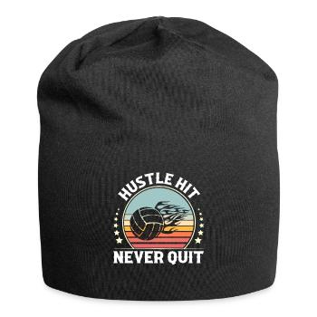 Volley-ball - Bonnet en jersey - noir - Devant
