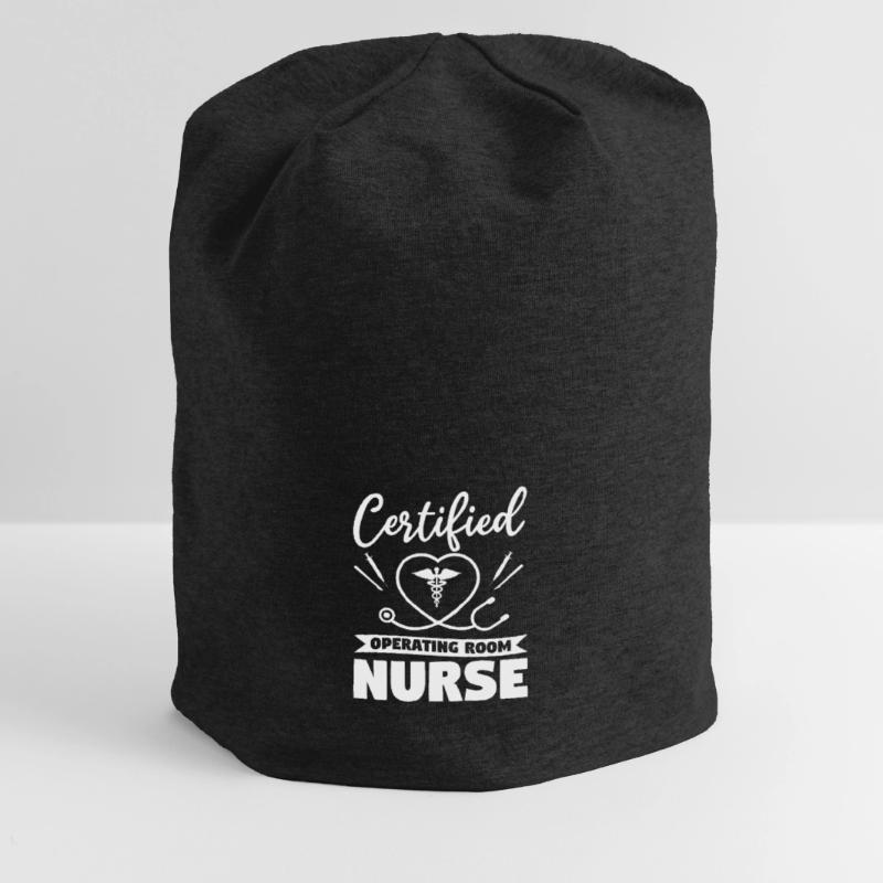 Zertifizierte OP-Krankenschwester ODER registriert Jersey-Beanie