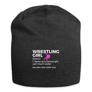 Wrestling - Jersey-Beanie - Anthrazit - Vorne